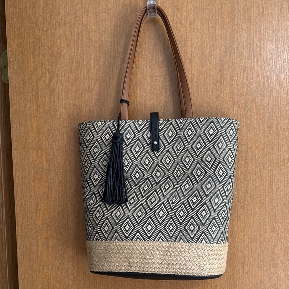 NWOT Travel Me Market Tote